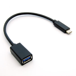 8 Inch USB Type C Male to USB3.0 (G1) A-Female Cable, 150197