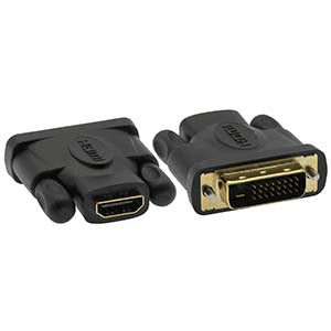 DVI-D MALE  Dual Link-M (24+1) TO HDMI-F, 181241