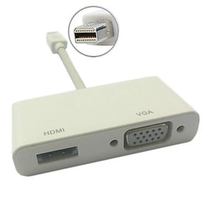 Mini Display Port Male to VGA+HDMI Female Adapter, 184036
