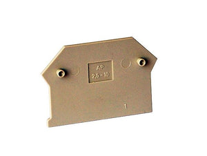 End Plate, AP2.5-10/BEIGE   for 1001.2 / 1005.2, 2001.2