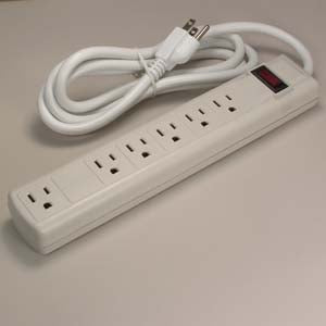 6 Outlet 6FT Power Strip, 215059