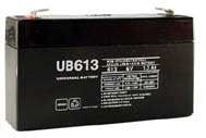 6V 1.3AH Sealed Lead Acid Battery, UB613