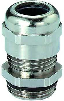 Liquid Tight Cord Grip,   4.0-8.0mm(.16-.31) Nickel Plated Brass  W/ Noeprene Sealing Insert - 22301.6