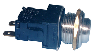 Vandal Resistant SPST PB Switch, 13A@250VAC, On-Off, 30-14300
