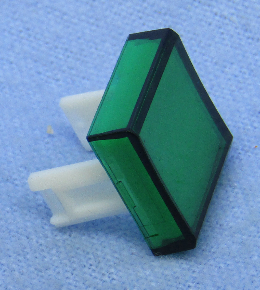 Square Lens for Square PB Switche, Green, 30-14535