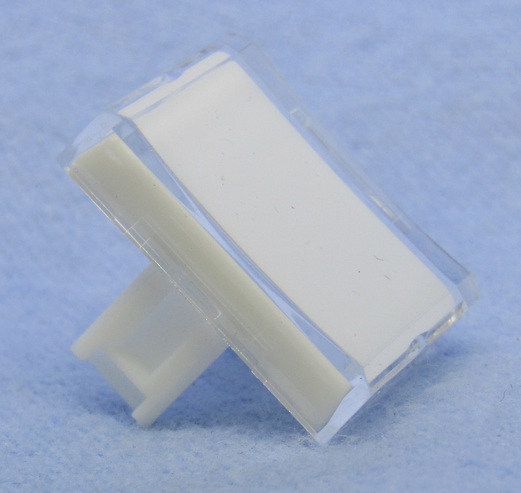 Rectangular Lens for Rec. PB Switch, Clear, 30-14543