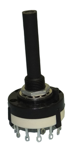 Rotary Switch, 4 Pole, 3 Position, Non Shorting, 30-15403