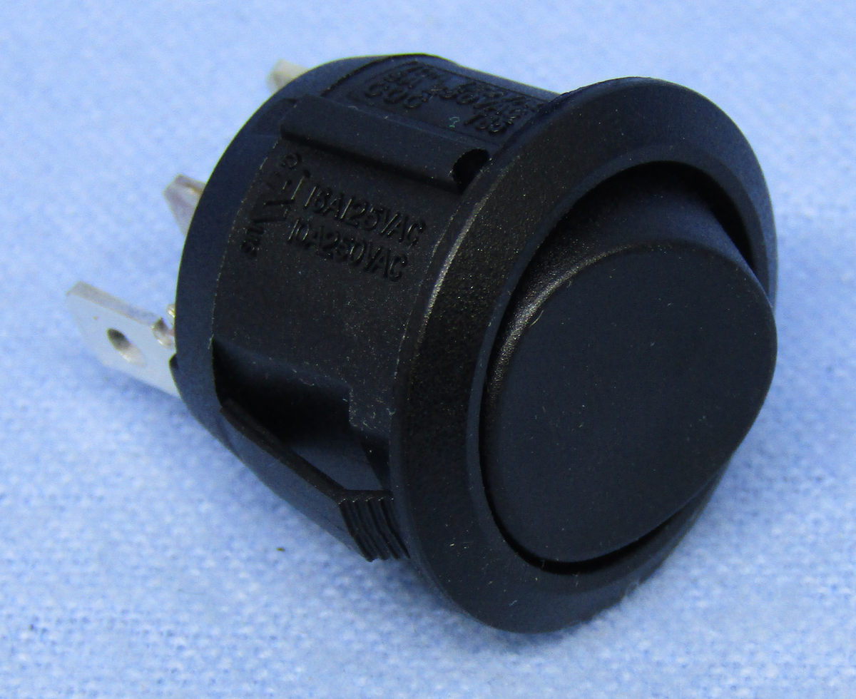 Snap-In Round Rocker Switch 30-16070