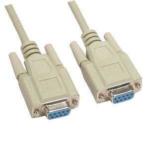 6Ft Null Modem DB9 F-F Cable  
, S-9NM2A-6