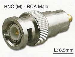 BNC MALE to RCA MALE, RFA-8394