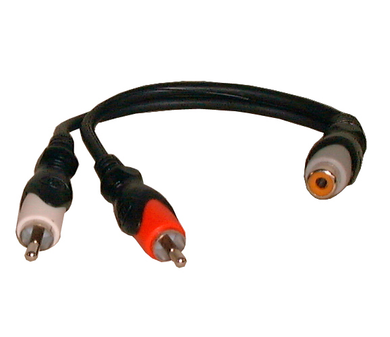 Y Adapter-RCA/F to (2) RCA/M, 4000