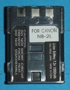 CANON NB-2L LION BATTERY, CAM-NB2LP