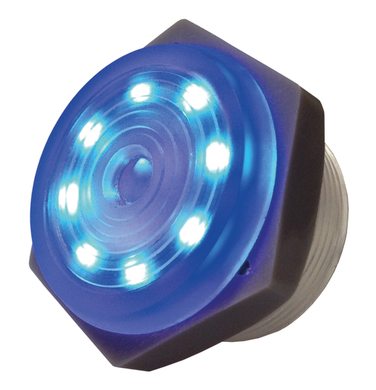 Blue Lighted Piezo Sounder-Intermittent, 44-1202