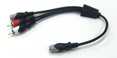 3.5mm Stereo/F-(2) RCA/M+3.5mm Stereo/F, 44-232