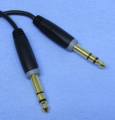 6 FT. 1/4” Stereo Male to Male Cable, 44-340