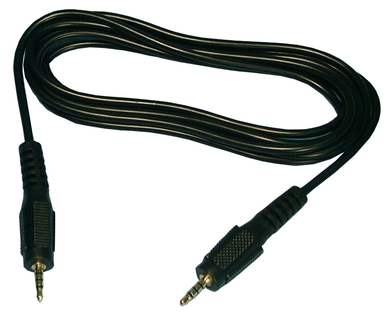 2.5mm 4 cond. Male to Male Audio Cable 6 ft, 44-404