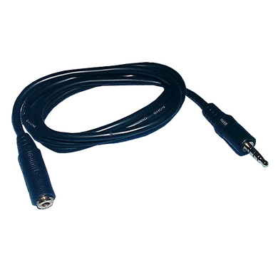 3.5mm M/F 4 Cond. Audio Cable, 3 ft., 44-459