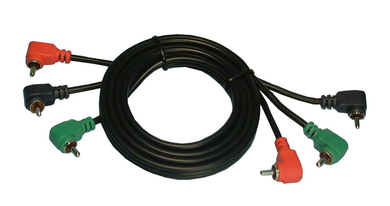 6FT. COMPONENT CABLE R/A M/M, 45-3206
