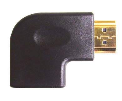 R/A HDMI M-F Adaptor-Left Elbow, 45-7043