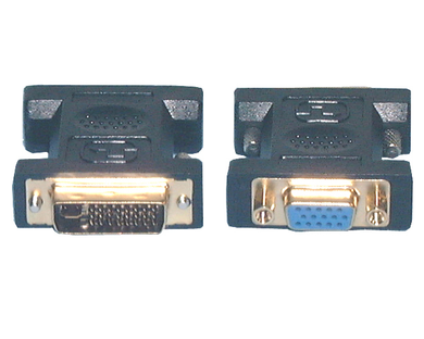 DVI-I MALE to HD15 (VGA) FEMALE, 45-7055