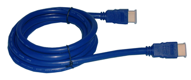 25' HDMI 1.4 Cable, Bulk-Bag Display Package, Blue, 45-7425SP
