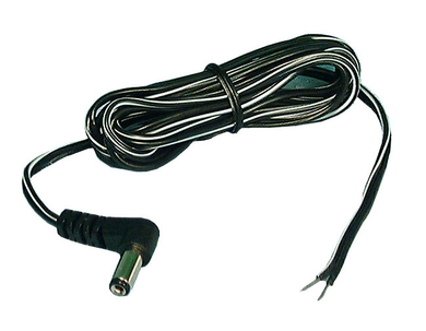 2.1mm X 5.5mm DC Power Cord R/A  6ft 18AWG, 48-218
