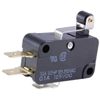 Snap Action Switch,  Short Hinge Roller Lever, 54-408