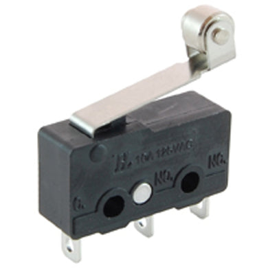 Snap Action Switch, SubMini Hinged Roller, 54-416