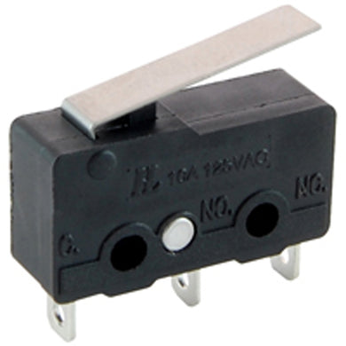 Snap Action Switch, SubMini Hinged Lever, 54-417
