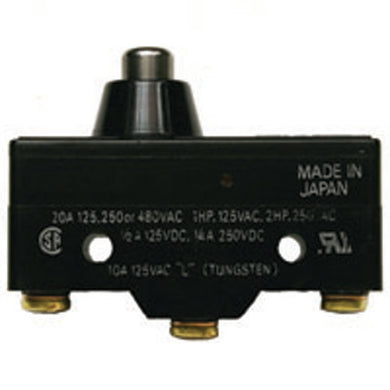 Snap Action Switch, Short Spring Plunger, 54-454