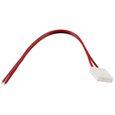 5050 SIZE LED SOLID COLOR CONNECTOR WITH 5.75 INCH WIRE LEADS ADD TO CUT LED STRIPS                 , 69-A3