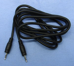 2.5mm Stereo Cable, 3c Plug / 3c Plug  6ft, 70-206