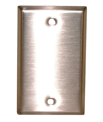 BLANK STAINLESS STEEL WALL PLATE, 70-7410