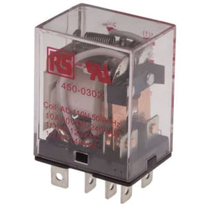 DPDT  Relay  110Vac Coil 10 A General Purpose , 4500302