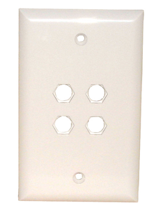 Std. Wall Plate-4 Hole Quick Fit, 75-4114