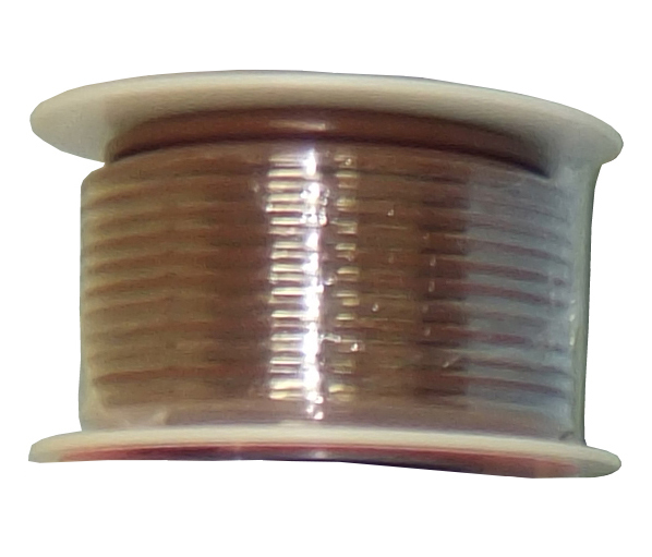 STRANDED COPPER-22 AWG-100'-BROWN, 78-22241