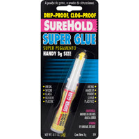 Super Glue, Drip−Proof, Clog−Proof 3 gram tube, 78-SH-309