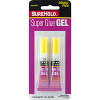 Double Pack Super Glue Gel  2 gram tube, 78-SH-376