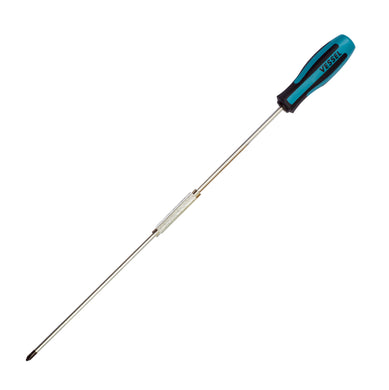 No.900 MEGADORA Screwdriver Extra Long Type PH2x400 with Guide Sleeve, 900P2400