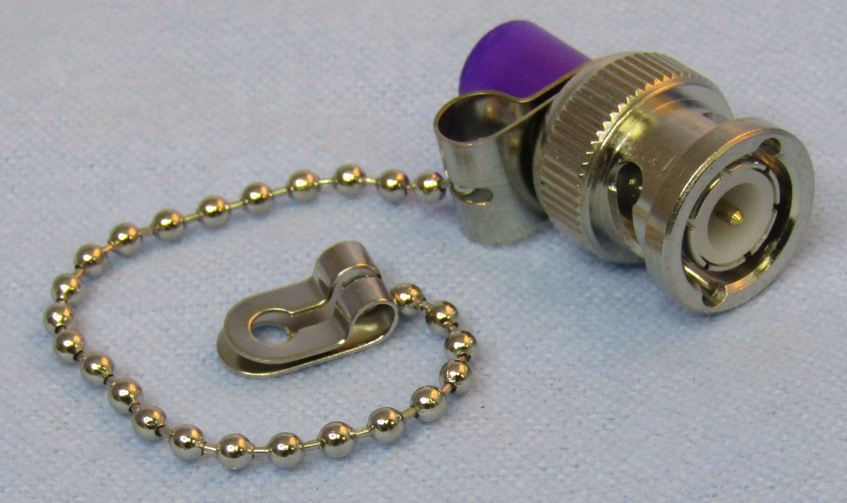 BNC Terminator with Chain 75 ohms