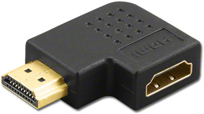 HDMI Adaptor, Male-Female Right Angle - AD-HDI-19MF-R