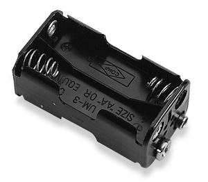 Battery Holder 4 X AA Cells  With Standard Snap, BH343