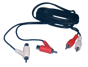 Piggyback Stereo Cable, (2) RCA (M) / (2) RCA (M) 6', CA69