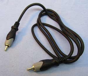 Audio Cable RCA Plug / RCA Plug 18" GOLD, CAG19
