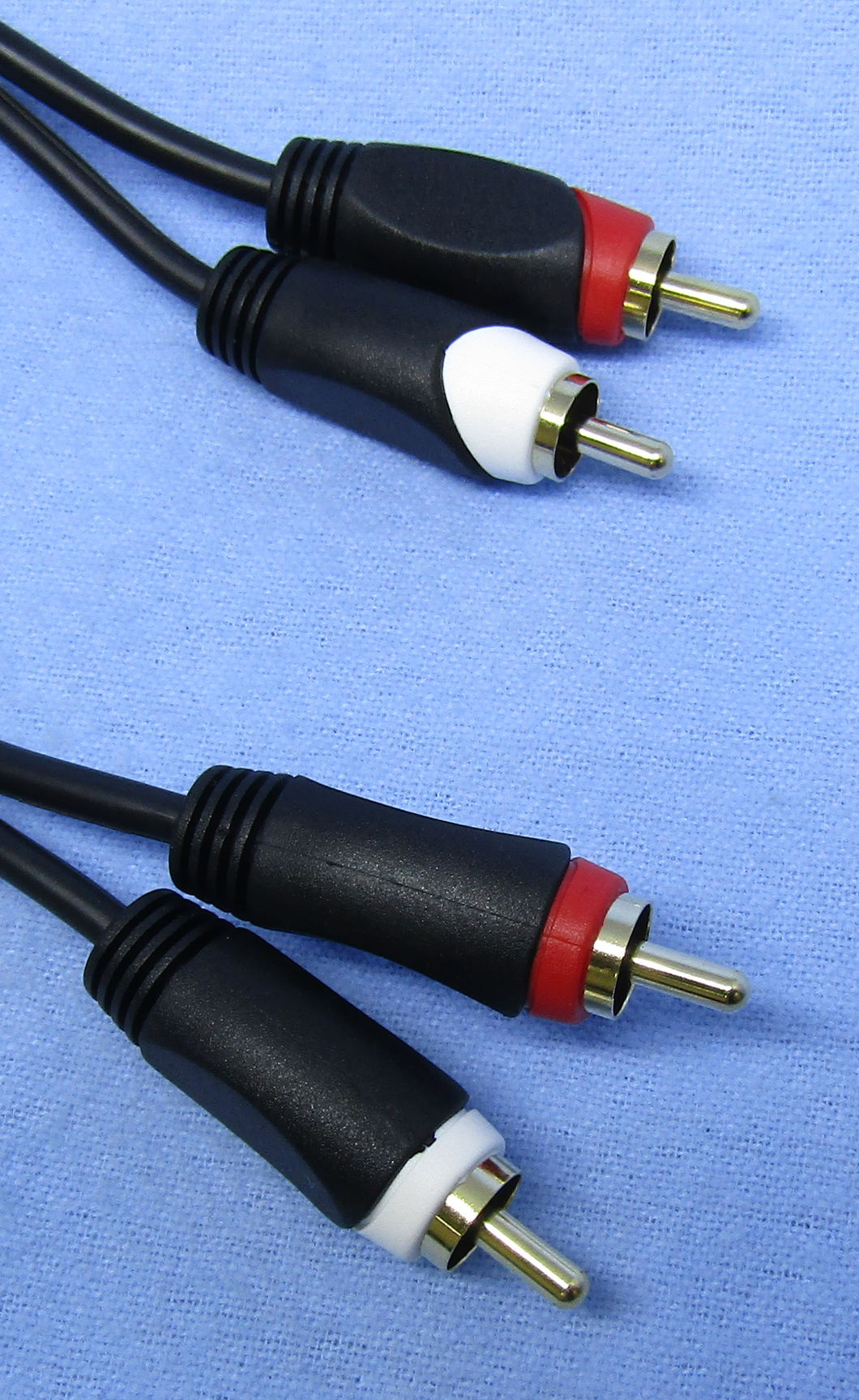 Stereo Audio Cable Dual RCA Plugs / (2) RCA Plugs 3' GOLD, CAG34
