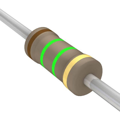 1.5M OHM 1/2 watt 5% Carbon Film Resistor 200 pk, 1.5MH-2C