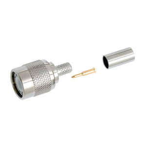 Connector; TNC Male; Silver Plated