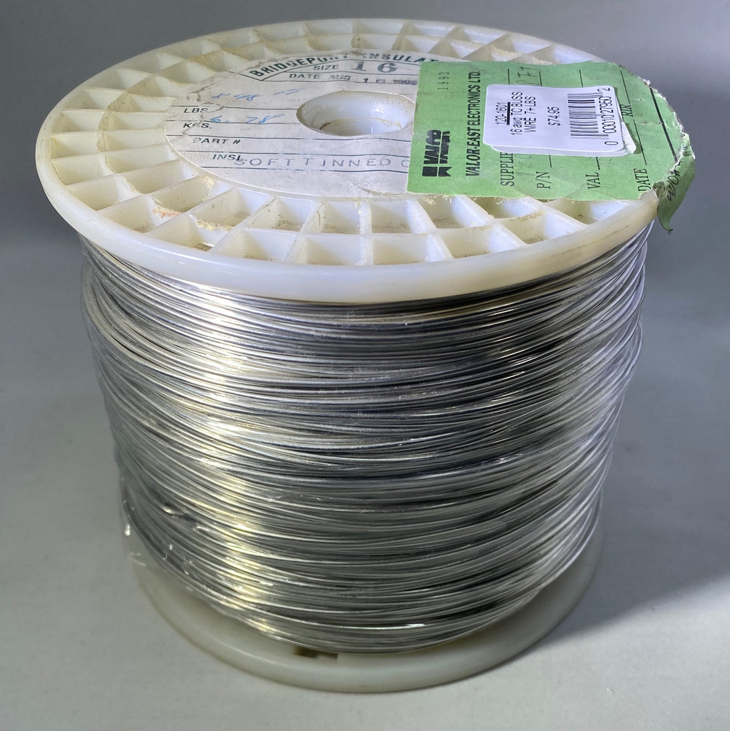 16 Awg Tinned Copper Bus Bar Wire, 800 Ft