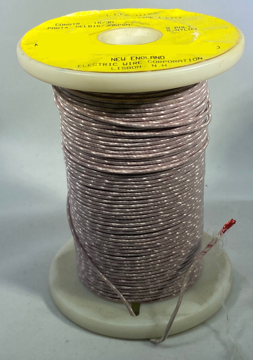 18 Awg LITZ WIRE, Const 16/30 75ft spool