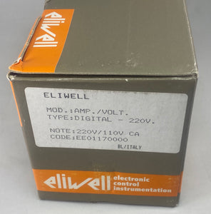 EE01170000 , ELIWELL Programmmable A.C. ammeter/voltmeter